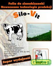 Silofolie SILO-VIT PREMIUM für Anwelksilage Heusilage Welkgrassilage Gärheu Siloheu weiß 500mm